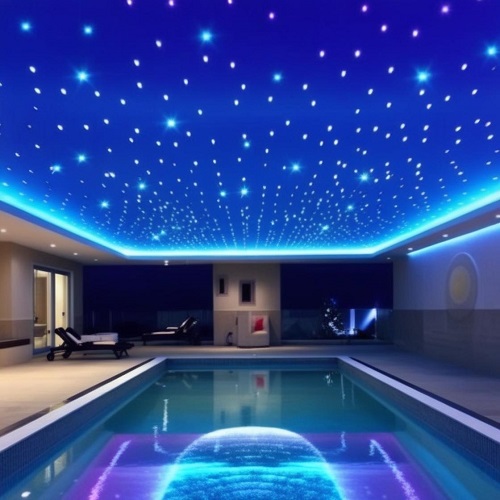 Fibre Optic Star Light Above Swimming Pool